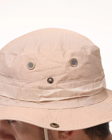 Single Sword Katlanabilir Kadın&Erkek Yazlık Safari Fötr Şapka - 5