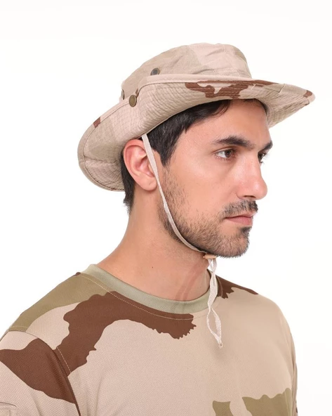 Single Sword Katlanabilir Kadın&Erkek Yazlık Safari Fötr Şapka - 7