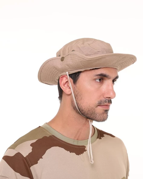 Single Sword Katlanabilir Kadın&Erkek Yazlık Safari Fötr Şapka - 2