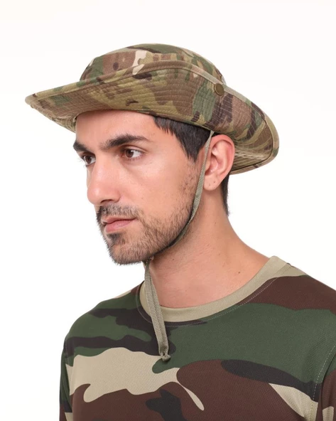 Single Sword Katlanabilir Kadın&Erkek Yazlık Safari Fötr Şapka - 11