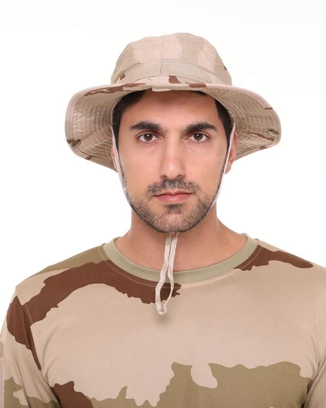 Single Sword Katlanabilir Kadın&Erkek Yazlık Safari Fötr Şapka - 8