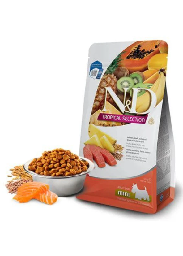 N&D Tropical Selection Somonlu Mini Irk Yetişkin Köpek Maması 5kg