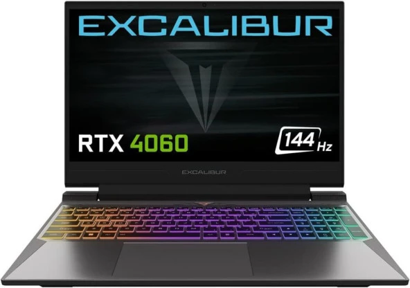 Casper Excalibur G870.1265-DXB0X-B i7-12650H 32 GB 2 TB SSD RTX4060 15.6" Full HD Notebook