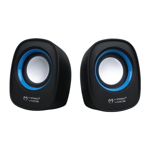 Magicvoice D-05A Mini 5 Watt Aux 2.0 Multimedia 1+1 USB Speaker - Hoparlör - Resim 5