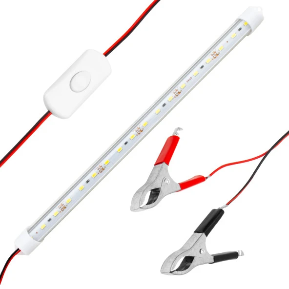 Powermaster PM-11057 30 CM Akü Maşalı 12 Volt - 5 Watt T8 Led Bar Ampul - 3