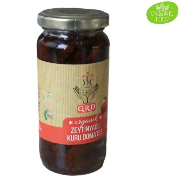 Organik Zeytinyağda Kuru Domates 200 gr