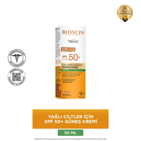 Bioxcin Suncare Yağlı Ciltler İçin Güneş Kremi SPF50+ 50ml - Resim 2