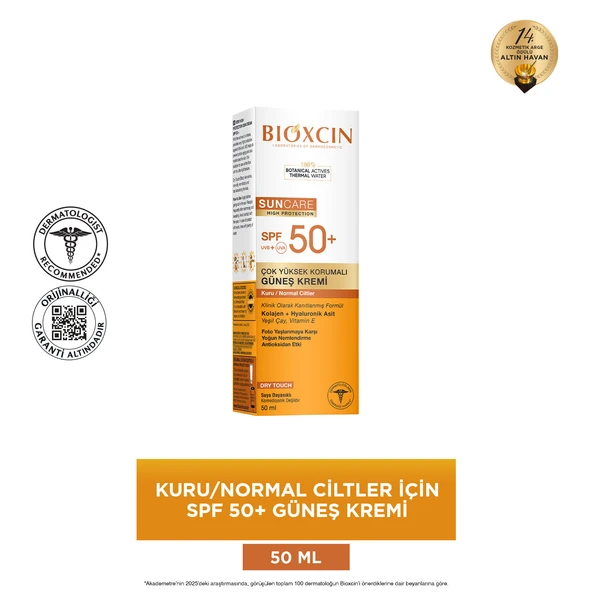 Bioxcin Suncare Kuru ve Normal Ciltler İçin Güneş Kremi SPF50+ 50ml - Resim 2