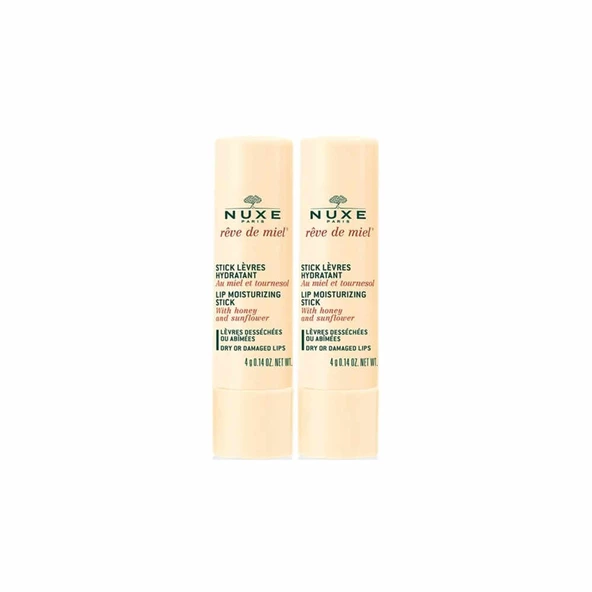 Nuxe Reve de Miel Lip Moisturizing Stick 2x4g Set