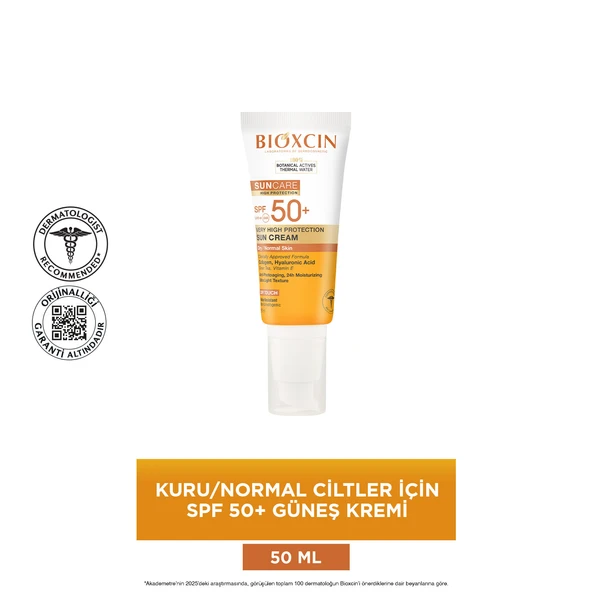 Bioxcin Suncare Kuru ve Normal Ciltler İçin Güneş Kremi SPF50+ 50ml - Resim 3