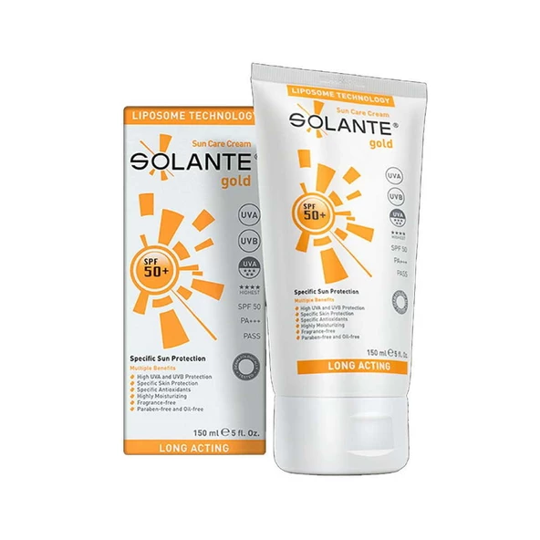 Solante Gold Güneş Koruyucu Krem SPF50+ 150ml