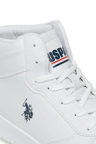 U.S Polo Assn. ARISTO HI 3PR Erkek Sneaker Ayakkabı Beyaz 40-45 - 8
