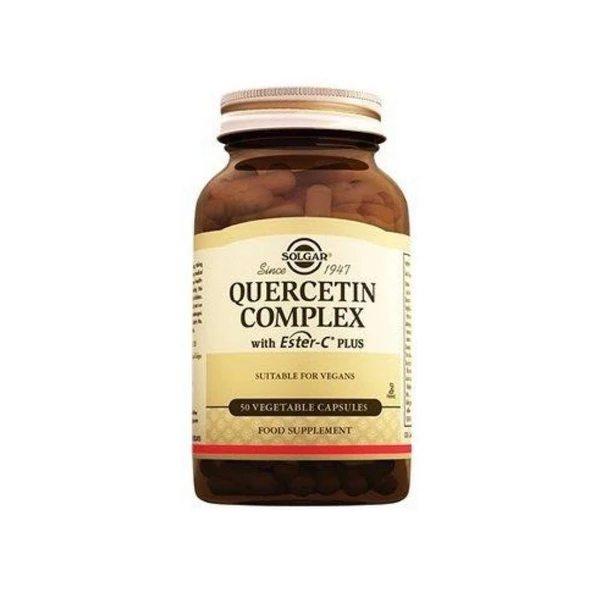 Solgar Quercetin Complex with Ester-C Plus 50 Kapsül ürün görseli