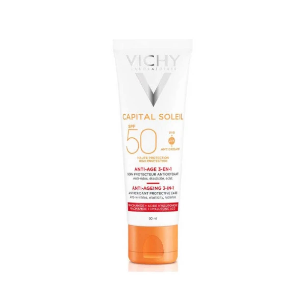 Vichy Ideal Soleil SPF50 Anti Ageing Care Cream 50ml