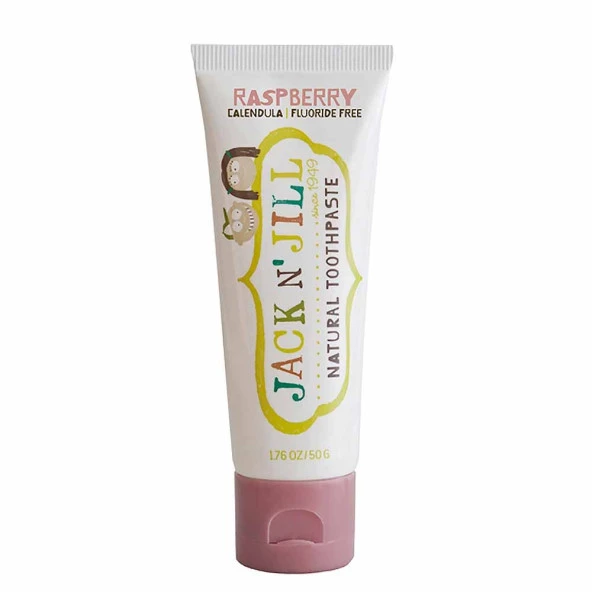 Jack and Jill Natural Toothpaste Raspberry 50g