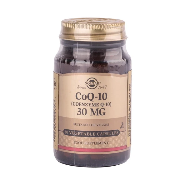 Solgar Coenzyme Q-10 30mg 30 Kapsül ürün görseli