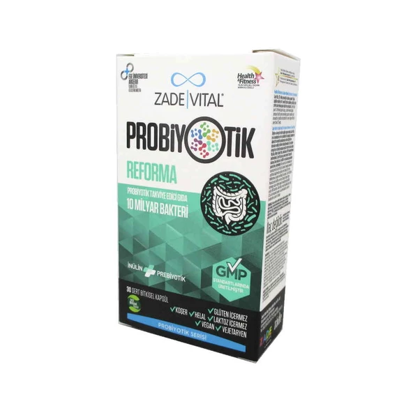 Zade Vital Probiotics Reforma 30 Kapsül
