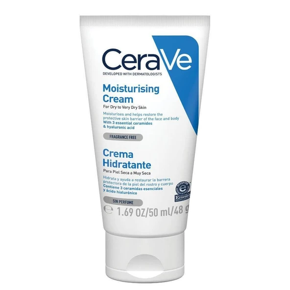 CeraVe Moisturising Cream Nemlendirici Krem 50 ml ürün görseli