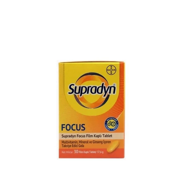 Supradyn Focus 30 Tablet ürün görseli