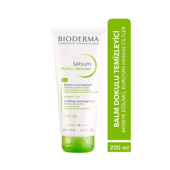 Bioderma Sebium Hydra Cleanser Nemlendiricili Temizleyici 200 ml - Resim 2
