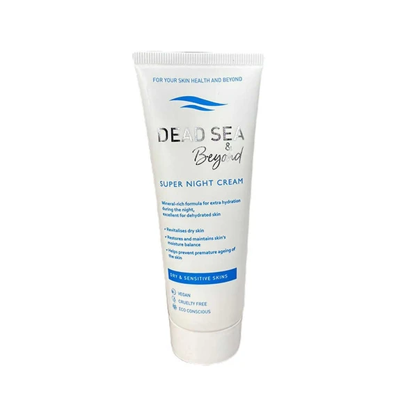 Dead Sea & Beyond Kuru ve Hassas Ciltler İçin Gece Kremi 75ml