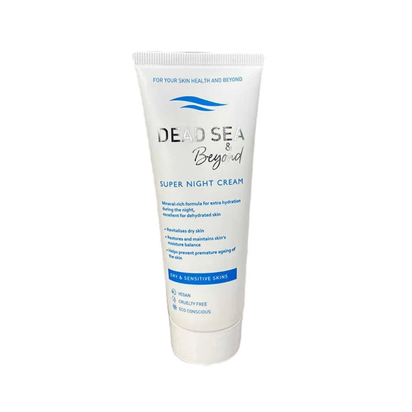 Dead Sea & Beyond Kuru ve Hassas Ciltler İçin Gece Kremi 75ml