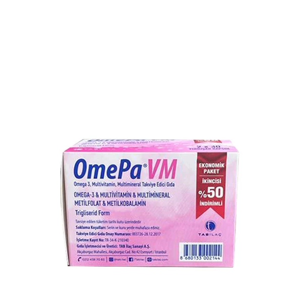 OmepaVM 2 x 30 Kapsül