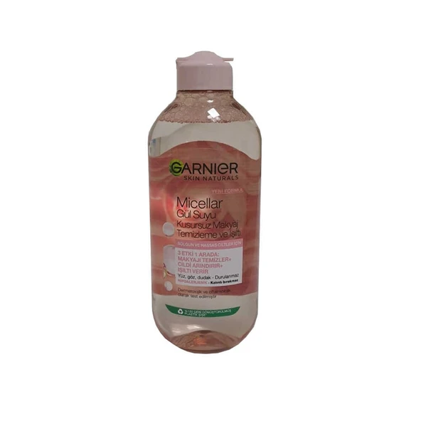 Garnier Skin Naturals Micellar Gül Suyu Kusursuz Makyaj Temizleme ve Işıltı  400ml ürün görseli
