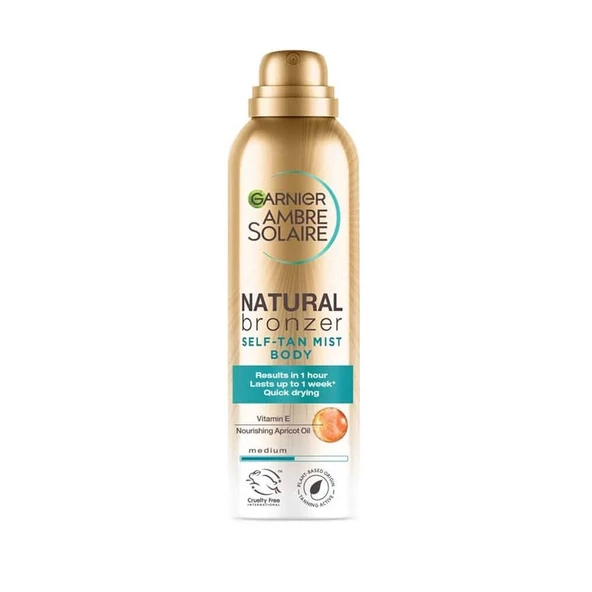 Garnier Ambre Solaire Natural Bronzer Güneşsiz Bronzlaştırıcı Vücut Spreyi 150ml