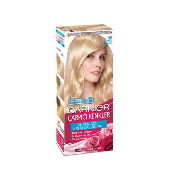 Garnier Color Sensation Çarpıcı Renkler Saç Boyası 110 Ekstra Açık Elmas Sarısı
