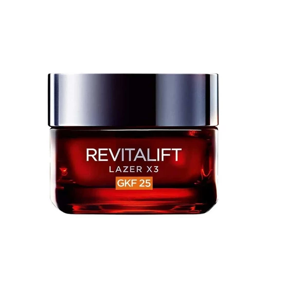 Loreal Paris Revitalift Lazer X3 Leke ve Kırışıklı Karşıtı Bakım GKF25 50ml