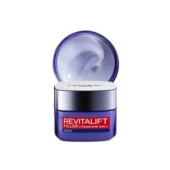 Loreal Paris Revitalift Filler Yoğun Dolgunlaştırıcı Yaşlanma Karşıtı Gece Kremi 50ml