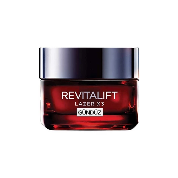 Loreal Paris Revitalift Lazer X3 Yoğun Yaşlanma Karşıtı Gündüz Bakım Kremi 50ml