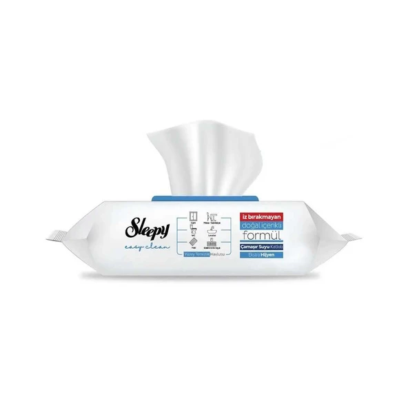 Sleepy Easy Clean Ekstra Hijyen Yüzey Temizlik Havlusu 100 Adet