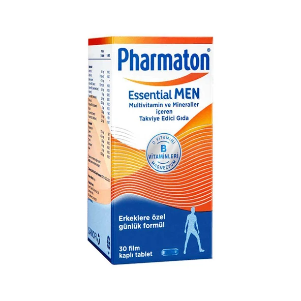 Pharmaton Essential Men Erkeklere Özel Günlük Formül 30 Tablet ürün görseli