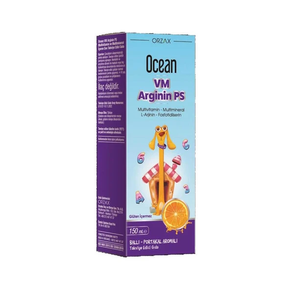 Ocean VM Arginin PS 150ml Ballı Portakal Aromalı ürün görseli