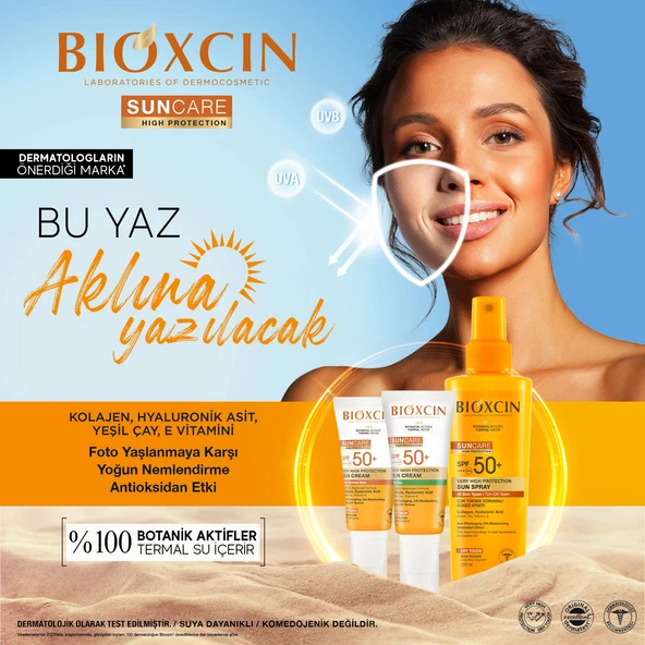 Bioxcin Suncare Çok Yüksek Korumalı Güneş Spreyi Spreyi SPF50+ 200ml - Resim 6