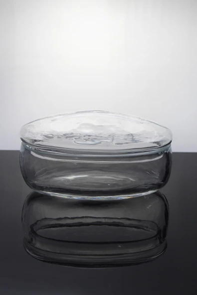 Paşabahçe El İmalatı Kristal Kapaklı Buğulu Ağır Şekerlik 1 Adet 17369 ürün görseli 1