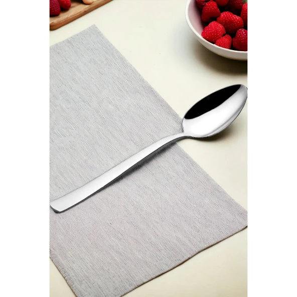 Girist Home İstanbul Paslanmaz Çelik Yemek Kaşığı 6'lı - 3