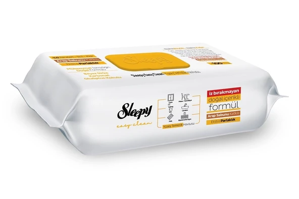 Sleepy Easy Clean Yüzey Temizlik Havlusu 100 Yaprak Arap Sabunlu Plstk Kapak (4 Lü Set) 400 Yaprak - 7