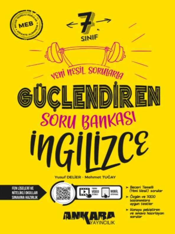 Ankara Yayıncılık 7. Sınıf İngilizce Güçlendiren Soru Bankası