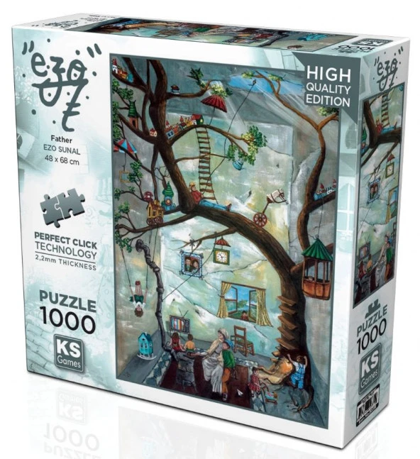 Ks Games 1000 Parça Father Ezo Sunal Puzzle