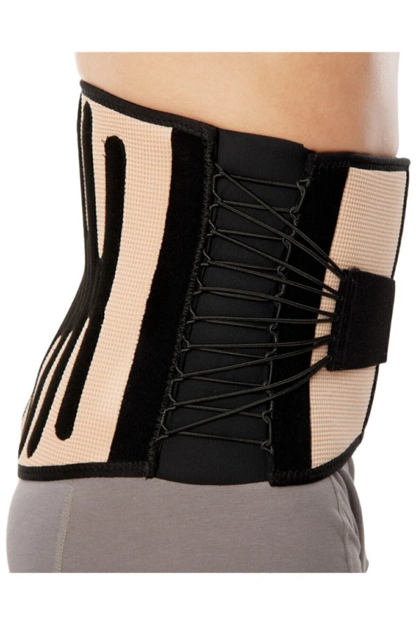 VARİTEKS Unisex Siyah Tx Lumbosakral Korse - Resim 2