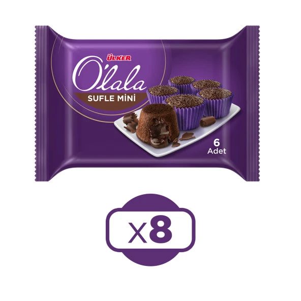 Ülker OLala Sufle Mini 162 G x 8 Adet - Resim 2