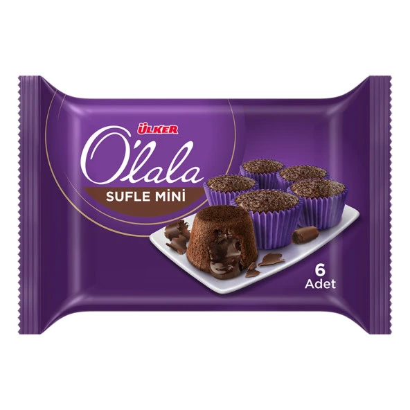 Ülker OLala Sufle Mini 162 G x 8 Adet - Resim 3