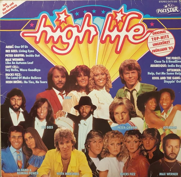 High Life (Original Top Hits Ungekürzt Frühjahr '82) Pop Vinly Plak alithestereo