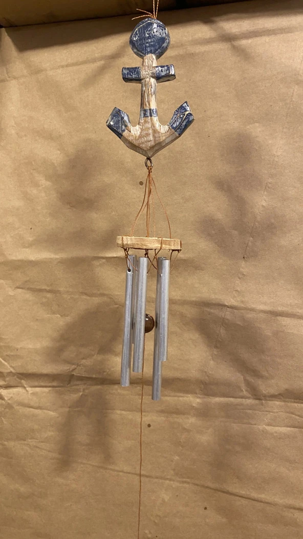 Deprem çanı zili rüzgar çanı çapa - Resim 2