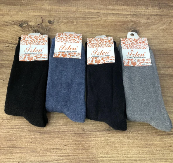 6 Lı İzlen Kadın Kışlık Havlu Soket Çorap 36-40 No - 2