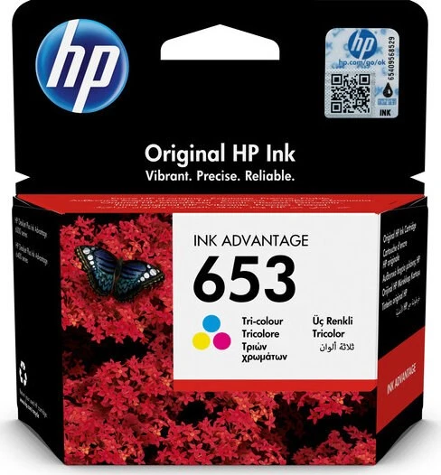 HP 653 Color Renkli Kartuş 3YM74AE ürün görseli 1