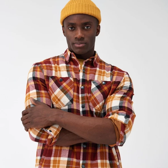 Regatta Thamos Erkek Gömlek-TURUNCU - 7